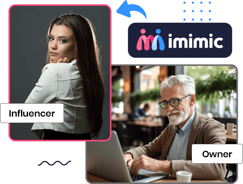 photo show imimic create an influencer